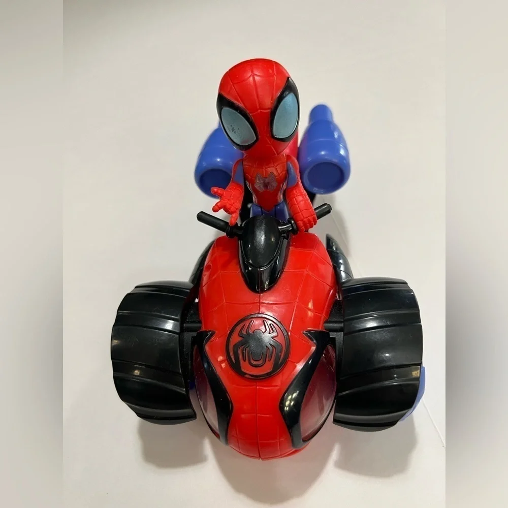 Spiderman Red and Blue Action Vehicle Set